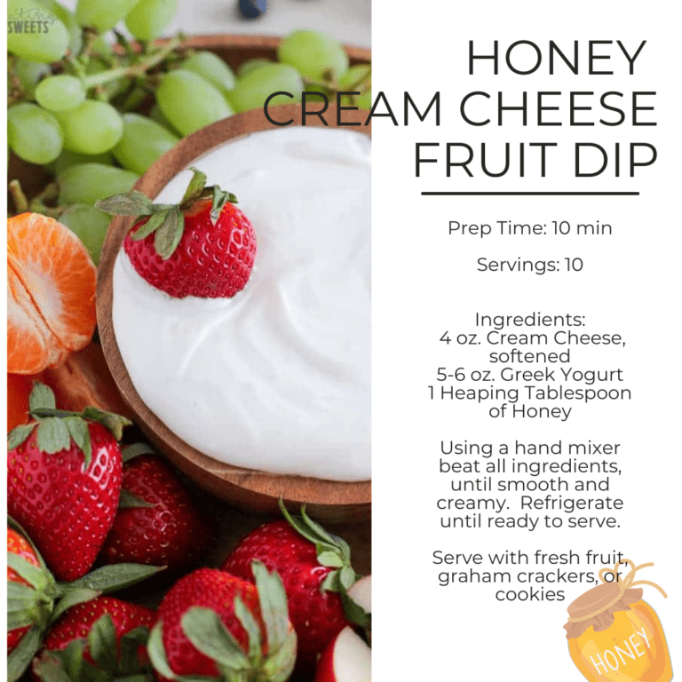 Honey Cream Cheese Fruit Dip Recipe