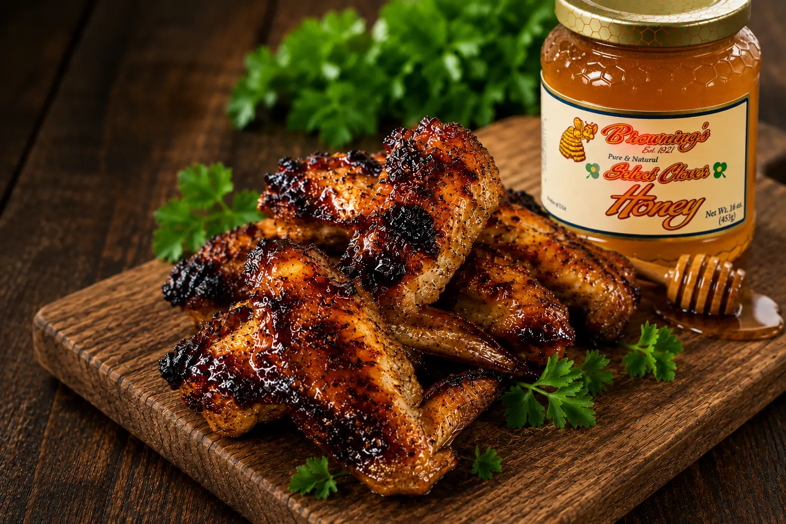 Honey Garlic Chicken Wings