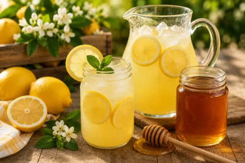 Homemade Honey Lemonade