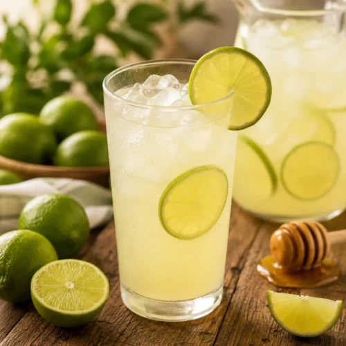 Homemade Honey Limeade