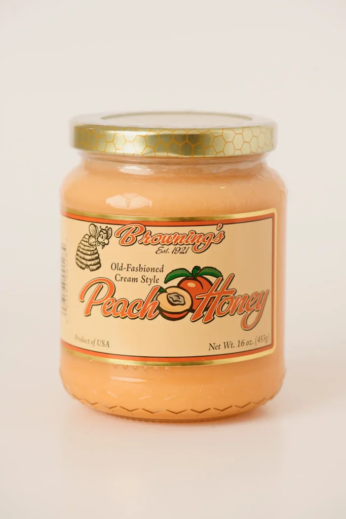 Peach Creamed Honey