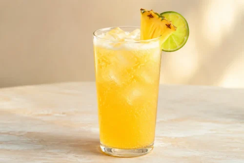 Pineapple Honey Fizz